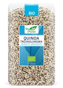 QUINOA TRÓJKOLOROWA BIO 1 kg - BIO PLANET