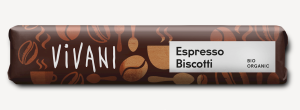 BATON Z NADZIENIEM MLECZNO - KAWOWYM I HERBATNIKAMI W POLEWIE Z MLECZNEJ CZEKOLADY ESPRESSO BIO 40 g - VIVANI