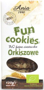 FUN COOKIES ORKISZOWE BIO 120 g - BIO ANIA