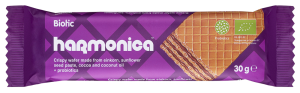 WAFELEK Z KREMEM MLECZNO - KAKAOWYM Z PROBIOTYKAMI BIO 30 g - HARMONICA