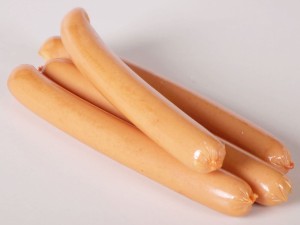 PARÓWKI WIEPRZOWE BIO (DUŻE OPAKOWANIE - około 1,00 kg) - WASĄG - Zamówienia przyjmujemy do piątku do godz.. 10:00 