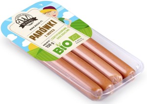 PARÓWKI Z INDYKA BIO 150 g - WASĄG - Zamówienia przyjmujemy do piątku do godz.. 10:00  