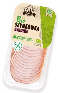 SZYNKÓWKA Z INDYKA PLASTRY BEZGL. BIO 130 g - WASĄG - Zamówienia przyjmujemy do piątku do godz.. 10:00 