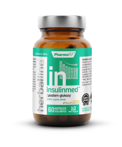 KAPSUŁKI NA POZIOM GLUKOZY (INSULINMED) 60 szt. (28,58 g) - PHARMOVIT (HERBALLINE)