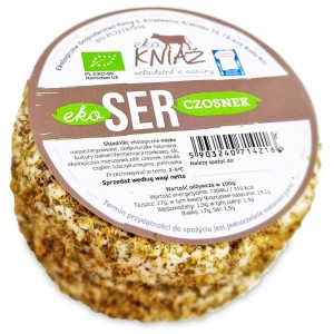 SER Z ZIOŁAMI I CZOSNKIEM ŚWIEŻY BIO (około 0,35 kg) - EKO KNIAŹ (Zamawiaj do Soboty do godz.14:00 )