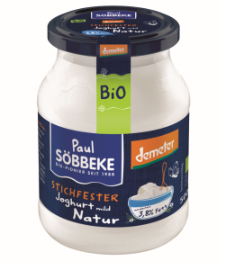 JOGURT PROBIOTYCZNY ABC (3,8 % TŁUSZCZU W MLEKU) BIO 500 g (SŁOIK) - SOBBEKE