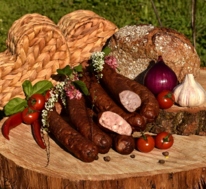 KIEŁBASA KRUCHA WĘDZONA (ok 1 kg) - BOCIAN