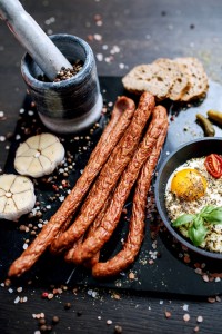 KABANOS Z INDYKA (ok 0,19 kg) -  SWOJSKIE DOMOWE (Zamawiaj do poniedziałku godz. 10:00)