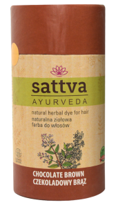 HENNA CZEKOLADOWY BRĄZ ECO 150 g - SATTVA