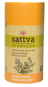 HENNA KARMELOWY BLOND ECO 150 g - SATTVA