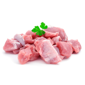 MIĘSO GULASZOWE WIEPRZOWE EKO ok 500g - ROLMIĘS  (Zamawiaj do poniedz. godz.10:00)