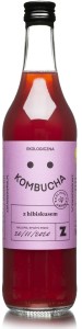 KOMBUCHA Z HIBISKUSEM BIO 500 ml - DELIKATNA (ZAKWASOWNIA)