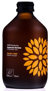 KOMBUCHA Z IMBIREM I ACEROLĄ BEZGLUTENOWA BIO 315 ml - VIGO