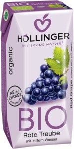 NAPÓJ Z CZERWONYCH WINOGRON BIO 200 ml - HOLLINGER