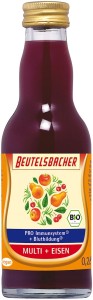 SHOT OWOCOWY Z PSZENICĄ MŁODĄ BIO 200 ml - BEUTELSBACHER