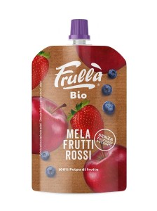 PRZECIER OWOCOWY JABŁKO - OWOCE CZERWONE BEZ DODATKU CUKRÓW BIO 100 g - NATURA NUOVA