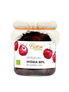 WIŚNIA 80 % B/C BIO 260 g - BATOM