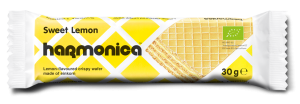 WAFELEK Z KREMEM MLECZNO - CYTRYNOWYM BIO 30 g - HARMONICA
