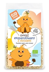 ORKISZ EKSPANDOWANY Z MIODEM BIO 210 g - BIOMINKI