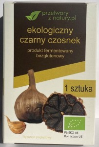 CZARNY CZOSNEK BEZGLUTENOWY BIO (1 szt.) - PRZETWORY Z NATURY
