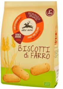 6 mc CIASTKA Z PŁASKURKI Z WITAMINĄ B1 BIO 250 g - ALCE NERO