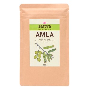 MASECZKA ZIOŁOWA DO WŁOSÓW AMLA 100 g - SATTVA