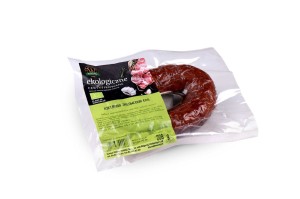 KIEŁBASA JAŁOWCOWA BIO (około 0,25 kg) - WASĄG - Zamówienia przyjmujemy do piątku do godz.. 10:00 