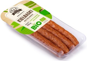 KIEŁBASKI ROZTOCZAŃSKIE BIO 115 g - WASĄG  - Zamówienia przyjmujemy do piątku do godz.. 10:00 
