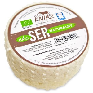 SER NATURALNY ŚWIEŻY BIO (około 0,30 kg) - EKO KNIAŹ (Zamawiaj do Soboty do godz.14:00 )