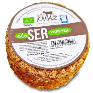 SER Z ZIOŁAMI I PAPRYKĄ ŚWIEŻY BIO (około 0,35 kg) - EKO KNIAŹ (Zamawiaj do Soboty do godz.14:00 )