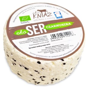 SER Z CZARNUSZKĄ ŚWIEŻY BIO (około 0,35 kg) - EKO KNIAŹ (Zamawiaj do Soboty do godz.14:00 )