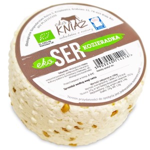 SER Z KOZIERADKĄ ŚWIEŻY BIO (około 0,35 kg) - EKO KNIAŹ (Zamawiaj do Soboty do godz.14:00 )