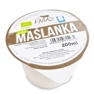 MAŚLANKA BIO 200 ml - EKO KNIAŹ (Zamawiaj do soboty godz. 14:00)