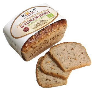 CHLEB ŻYTNI WYGNANOWSKI Z ZIARNAMI BIO 350 g - POLA (Zamawiaj do Poniedziałku godz.10:00)