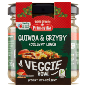 ROŚLINNY LUNCH QUINOA I GRZYBY 180 g - PRIMAVIKA