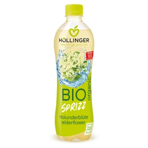 NAPÓJ GAZOWANY O SMAKU KWIATÓW CZARNEGO BZU BIO 500 ml - HOLLINGER