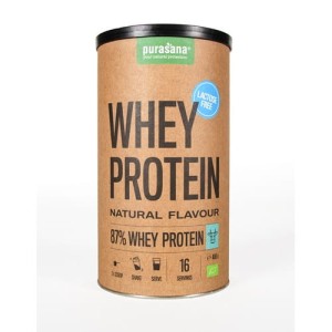 IZOLAT BIAŁKA SERWATKOWEGO BEZGLUTENOWY BIO 400 g - PURASANA