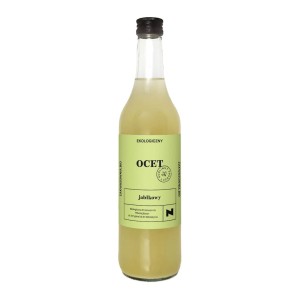 OCET JABŁKOWY 4 % NIEFILTROWANY BIO 500 ml - DELIKATNA (ZAKWASOWNIA)
