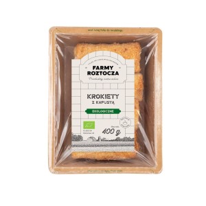 KROKIETY Z KAPUSTĄ I GRZYBAMI BIO 400 g - FARMY ROZTOCZA (Zamówienia przyjmujemy do czwartku godz. 10:00)