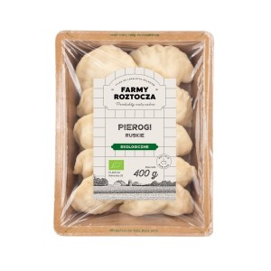 PIEROGI RUSKIE BIO 400 g - FARMY ROZTOCZA (Zamówienia przyjmujemy do czwartku godz. 10:00)