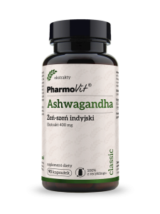 ASHWAGANDHA EKSTRAKT (400 mg) 90 KAPSUŁEK - PHARMOVIT (CLASSIC)
