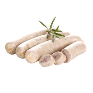 Kiełbasa Biała z czosnkiem niedźwiedzim  ok 1 kg - Bocian