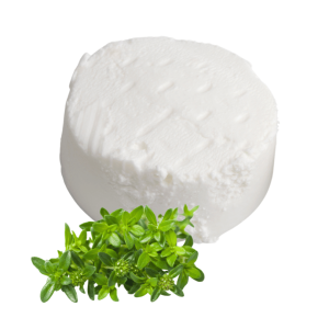 Ser kozi świeży cząber ok. 400 g - Kozia Farma Olszewska ( Zamawiaj do soboty godz. 14:00 )